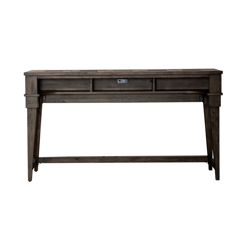 Anvita 65'' Console Table w/ Charging Station