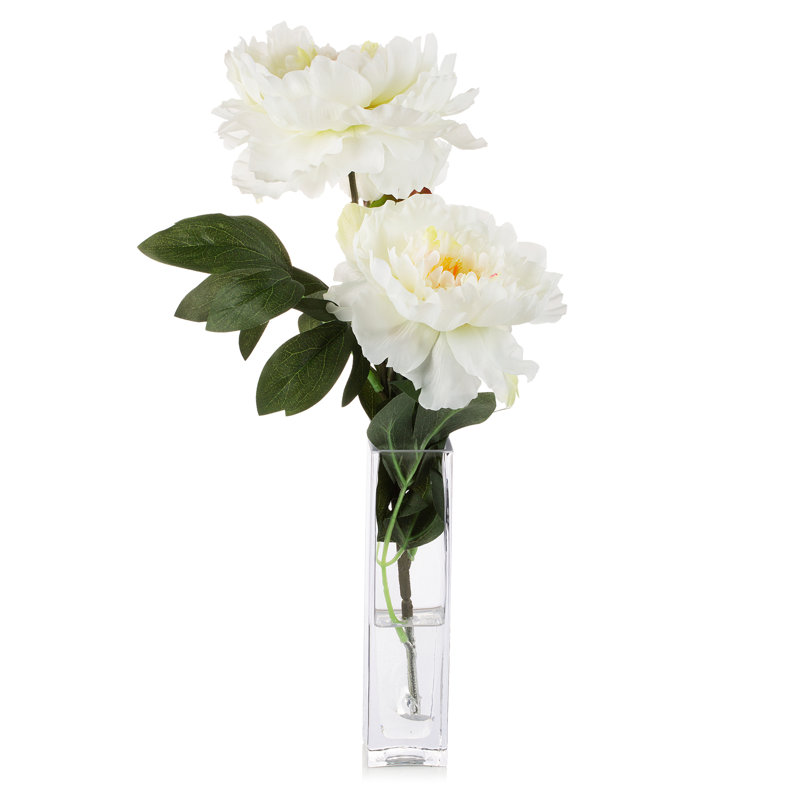 Arrangement floral pivoine Lockwood, Crème