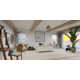 Ruvim 3 Light Rattan Semi Flush Mount