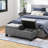 Fabric Upholstered Storage Bench-1642114696