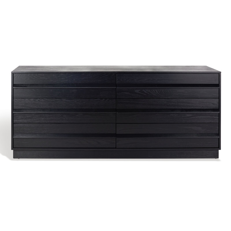 Deirdra 6 - Drawer Dresser, Black