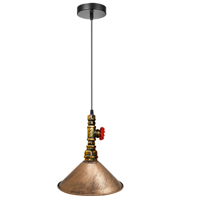 Lupton 1 - Light Cone Pendant, Brushed Copper