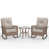 Gray Cushion/Brown Frame
