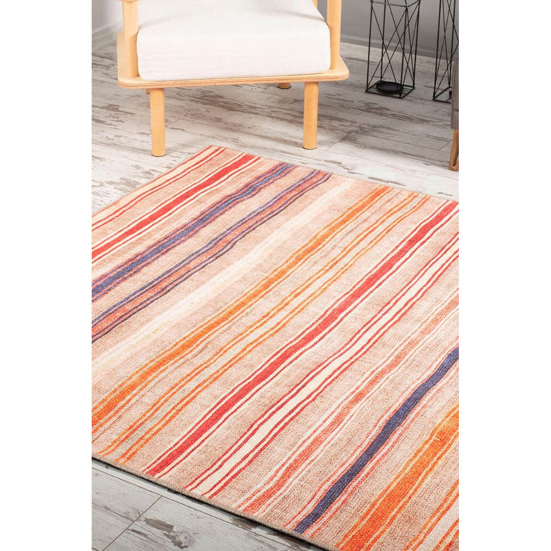 Tapis orange Ottilie, Rectangle 8 pi 3 po x 11 pi 6 po