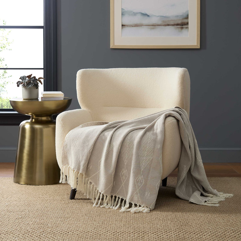 Martex Arcadia Enya All Ivory Throw