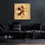  «Ochre fleur» par Svetlana Aleynikova, art mural en verre acrylique, 36 po x 36 po-33595478
