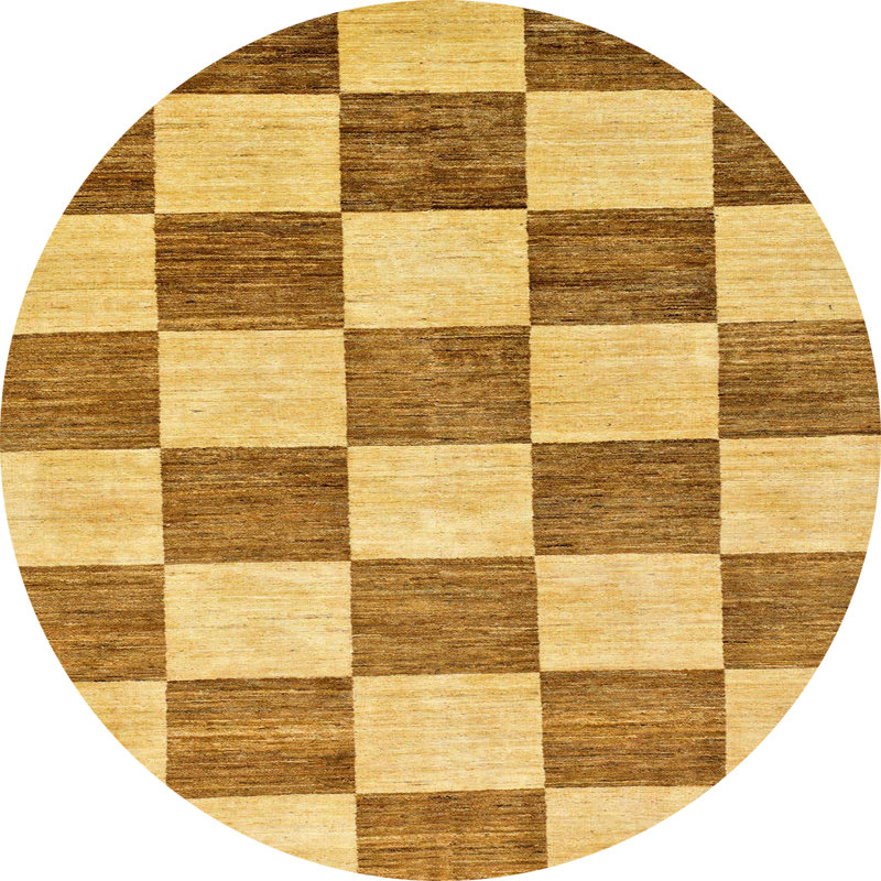 Abstract Indoor Rug, Round 5'