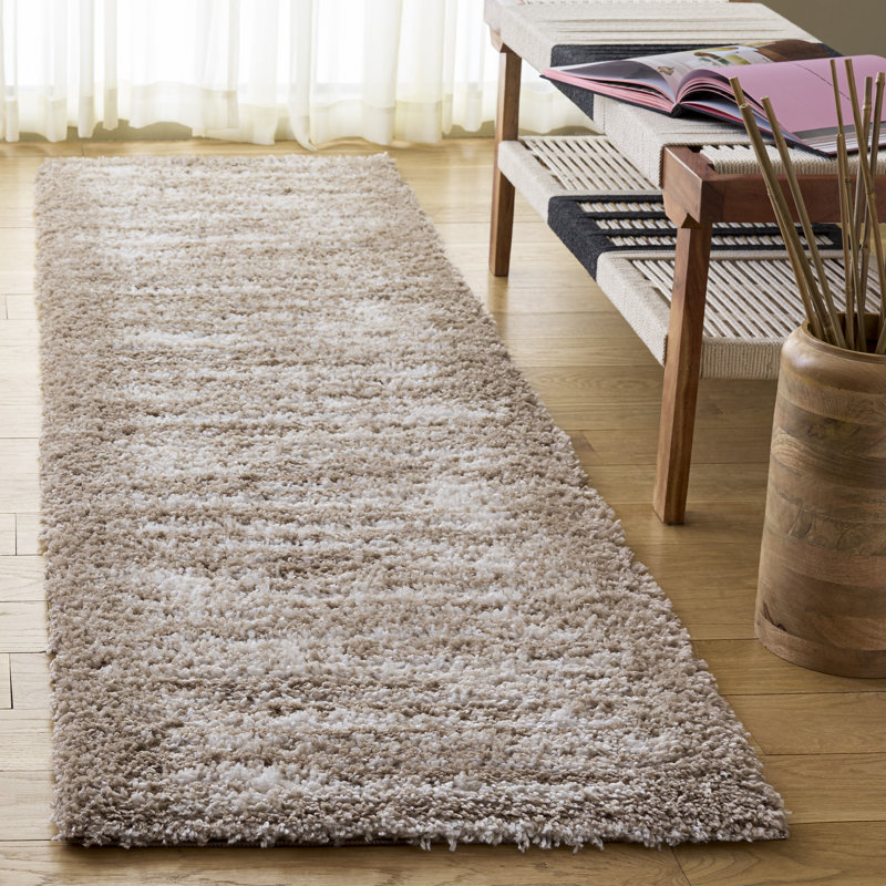 Atlantis Shag 104 Performance Abstract Rug, 2'-2" X 8'-0" Runner