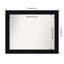 Miroir mural de salle de bain 28,25 po x 22,25 po Shiplap-2020148635