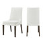Chaise d'appoint en cuir Niara