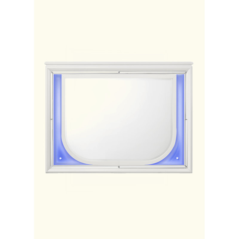 Miroir sophistiqué avec DEL intégrées pour une décoration intérieure élégante, 36 po x 47 po