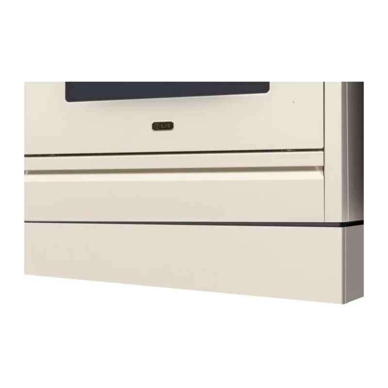 ILVE Nostalgie And Professional Range Trim Kit, Antique White, 6" H x 40" W x 21.65" D