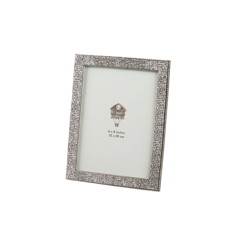 RESIN PHOTOFRAME 15X20 CM, Silver
