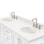 Meuble-lavabo double avec plateau Abshire 73-93359381