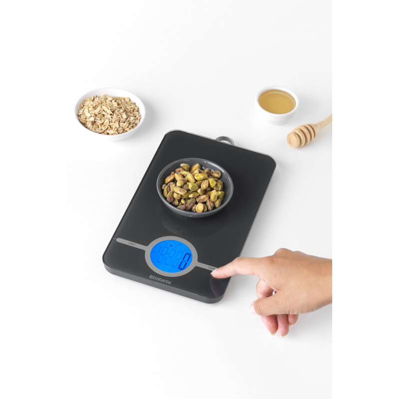 Balance de cuisine digitale et savoureuse, Noir