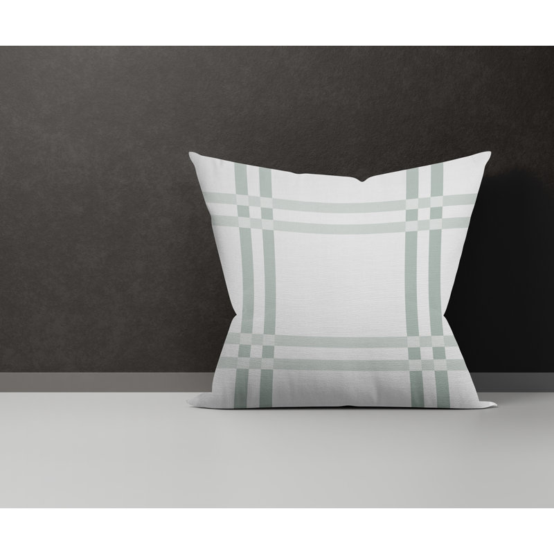  Housse et insert de coussin en coton Thea, L 15 po x H 15 po, Émeraude
