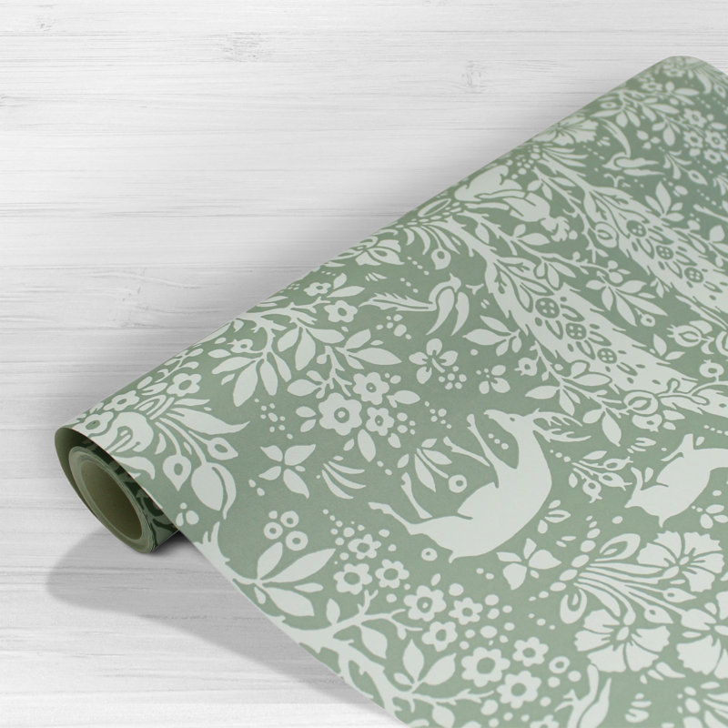Madelyn 10.05m x 53cm Wallpaper Roll, Sage Green