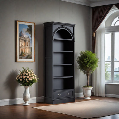 American Retro Minimalist Style Bookcase