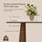 71" Stone Kitchen Dining Table for 6 with Solid Ash Wood Legs,Double-Layer Tabletop