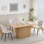Nordic Style Wooden Dining Table - Rectangular Dining Table - For 4-6 People -2075340183