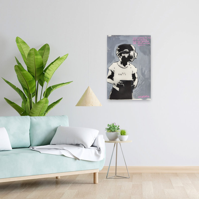 Art mural contemporain contemporain, H 24 po x l 16 po