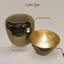 Lampe sur pied en verre fumé Dynasty