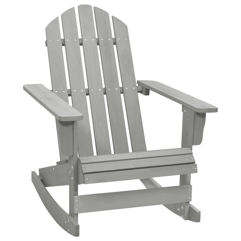Chaise de jardin Adirondack, gris