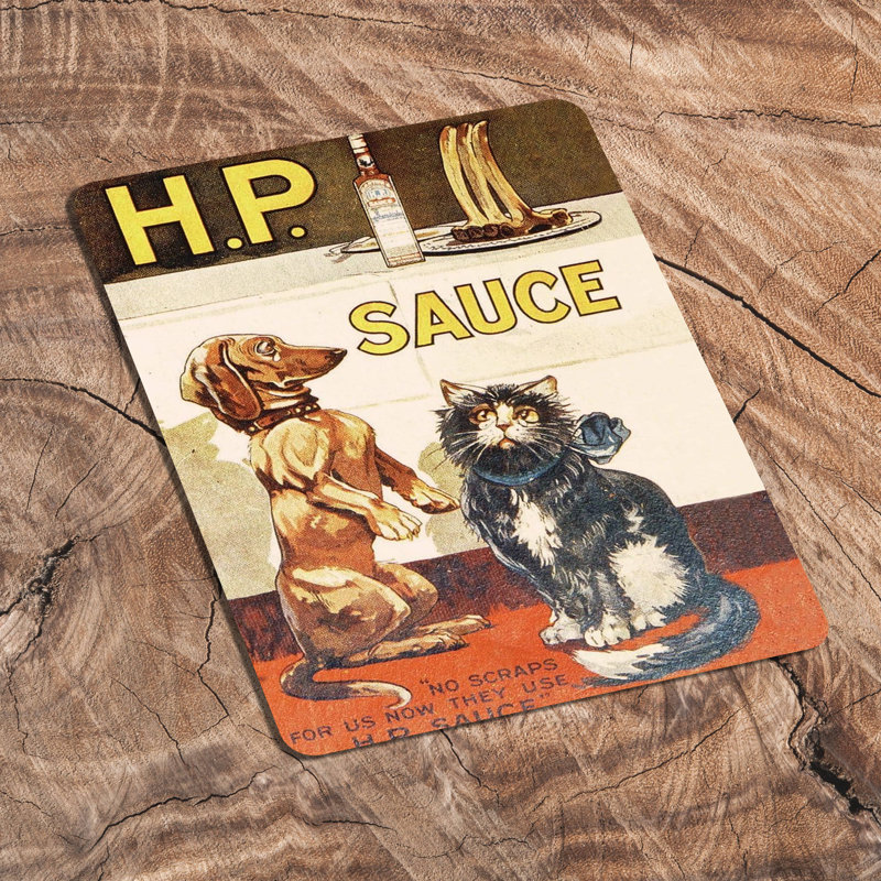 HP Sauce No Scraps for Us Now Wall Décor, 20cm H x 15cm W