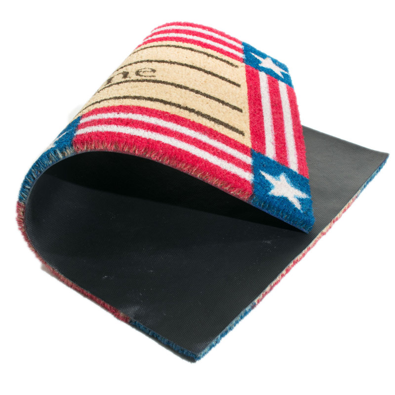 Pearisburg Non-Slip Independence Day Doormat