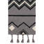 Tapis gris colombe en laine fabriqué à la main Oneil Southwestern Kilim-28662035