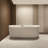 67" Acrylic Freestanding Bathtub With Unique Pleated Design-103486627