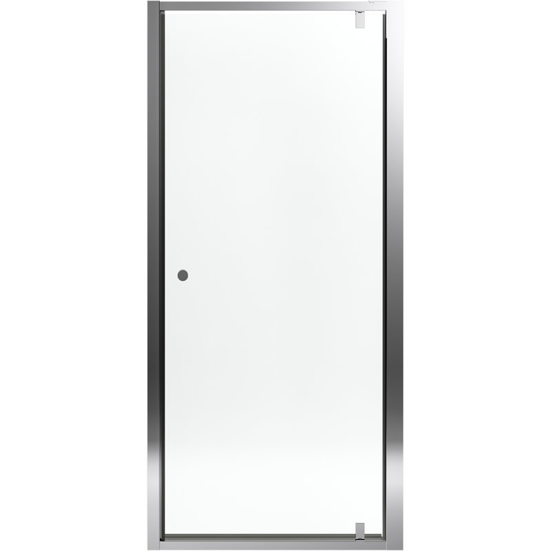 Whiston Pivot Shower Door with Return Panel for Corner Enclosure 36 In. x 36 In. x 74-7/8 In.