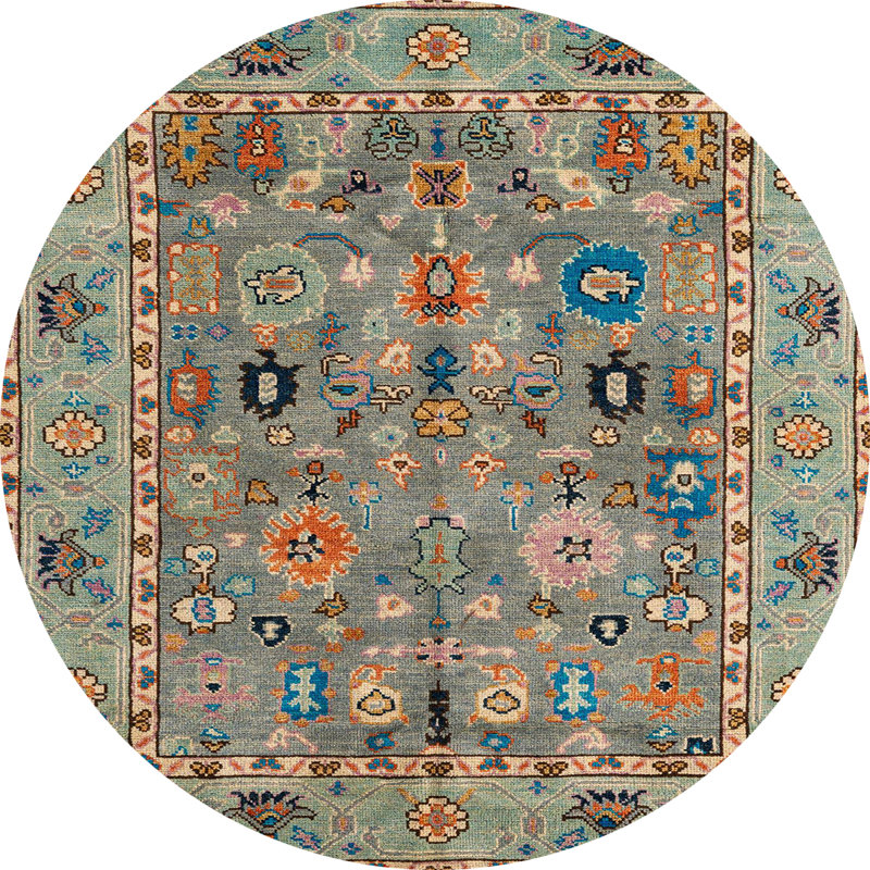 Monike Oriental Indoor Rug, Round 3'