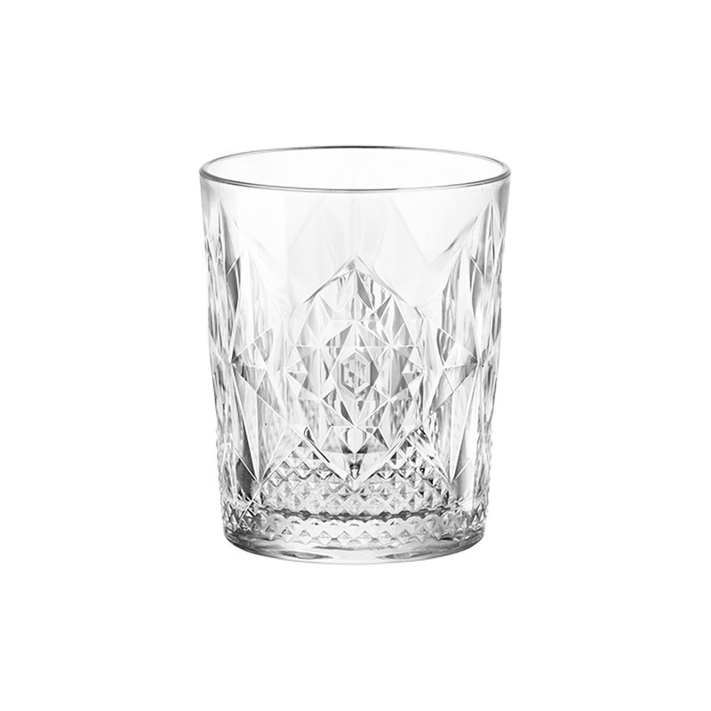 Bartender Stone Double Whisky Glasses - 390ml, 12