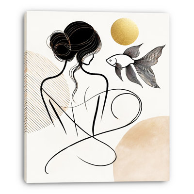 «Ethereal Grace», art moderne sur toile tendue