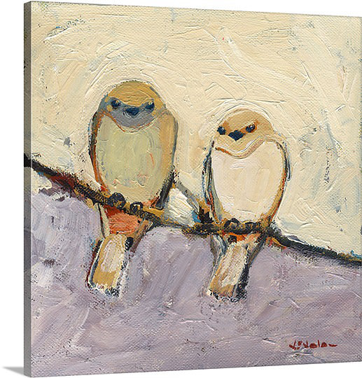 «Noleen An Unspoken Bond», reproduction d'art sur toile, H 16 po x l 16 po x P 1,25 po