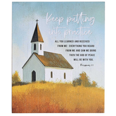 Tabletop Plaque Church Shine Serve 8x10