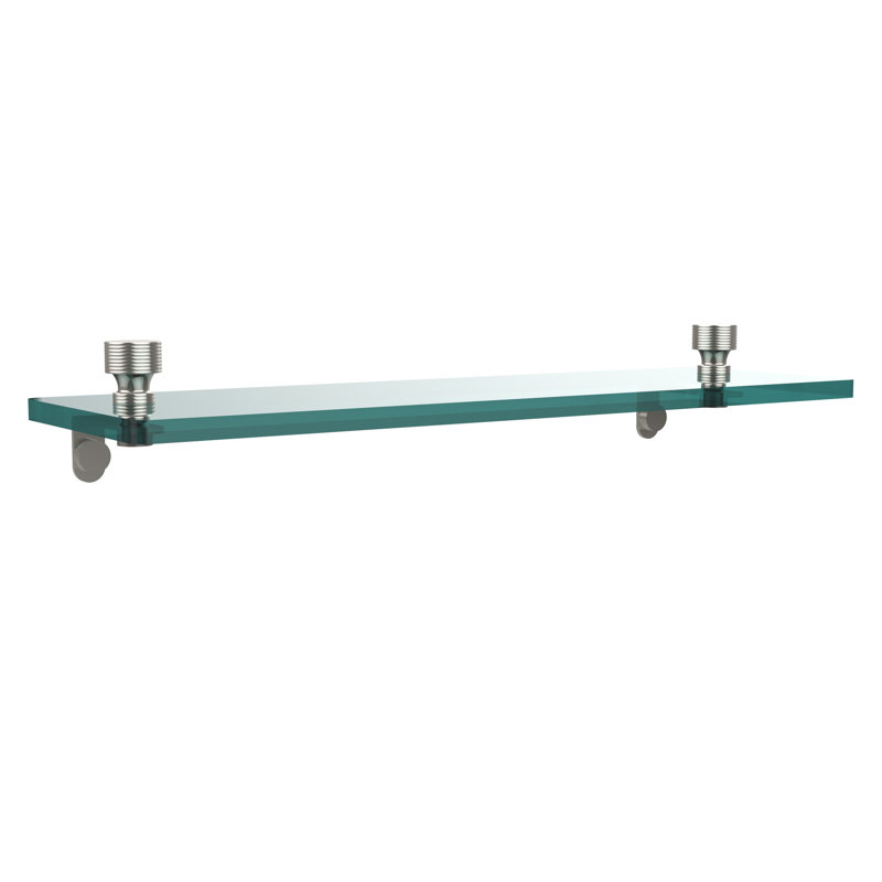 Ballenas Bracket Shelf, Polished Nickel, 5" H x 16" L x 5" D