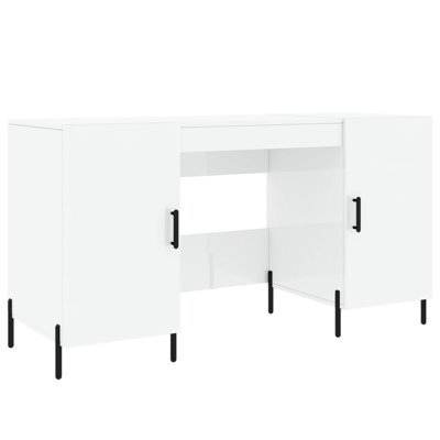 Bowerville Metal Base Writing Desk