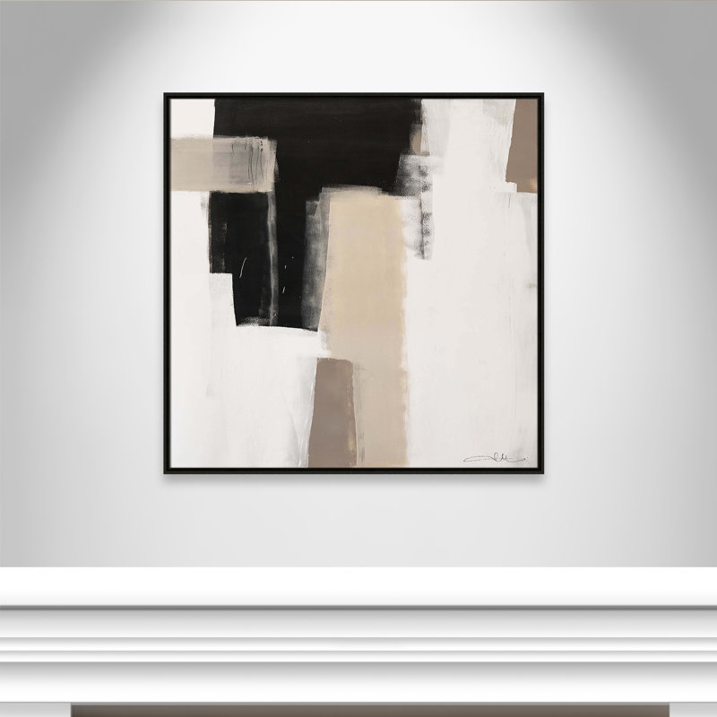 Earth Scapes I-A Print by Casa Fine Arts, 37.5" H x 37.5" W x 1.25" D, Espresso Floater Framed