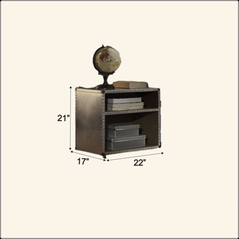 Table de chevet en aluminium Brancaster avec USB