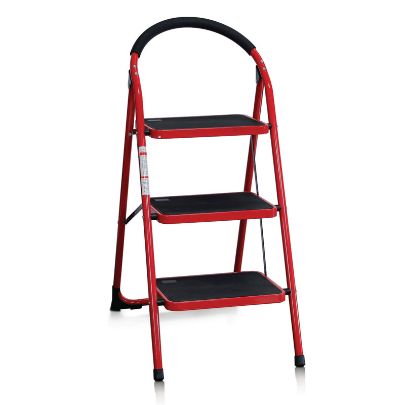 Higuchi 3 - Step Steel Folding Step Stool