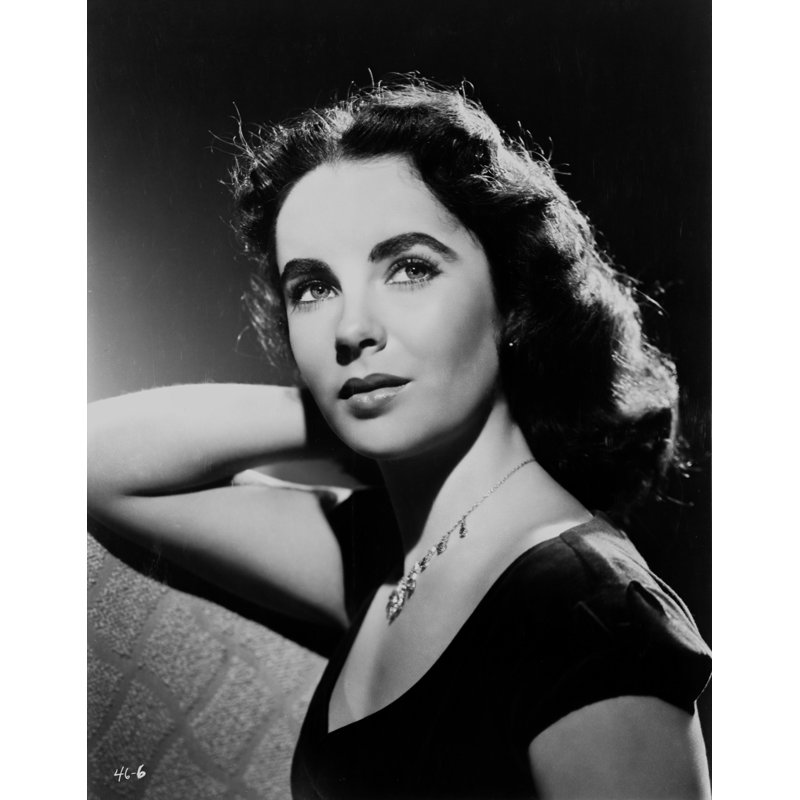 Elizabeth Taylor Classical Elegance Open Edition Unframed, Unframed, 8" W x 10" H