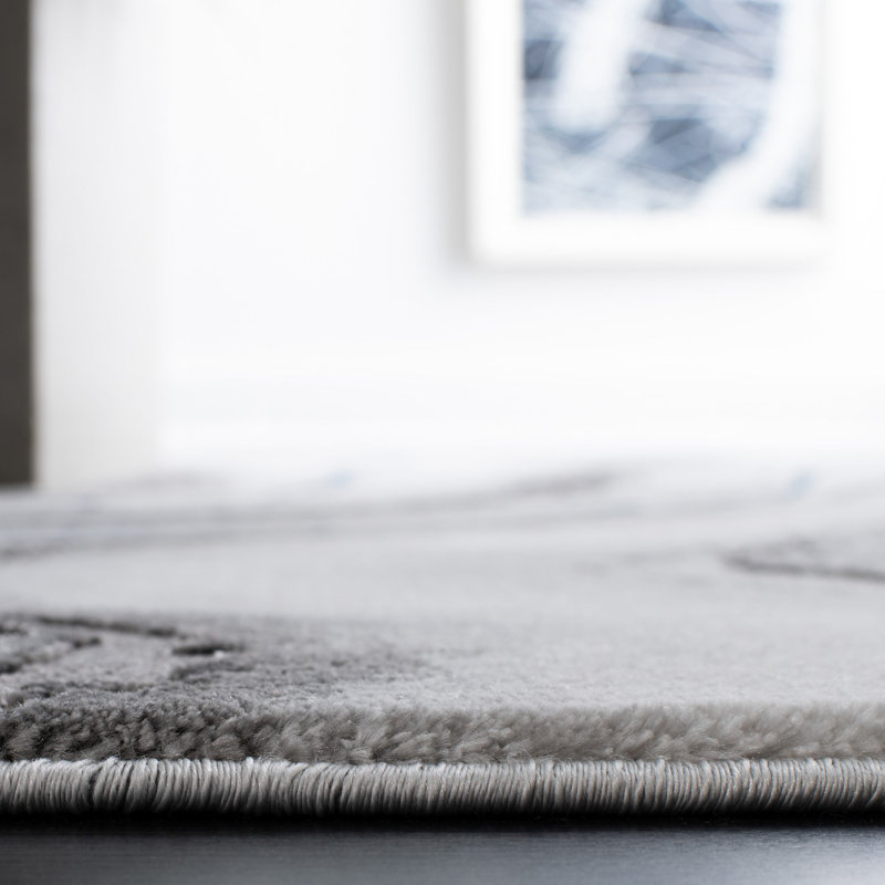 Kirkus Performance Abstract Rug, Square 5'3"