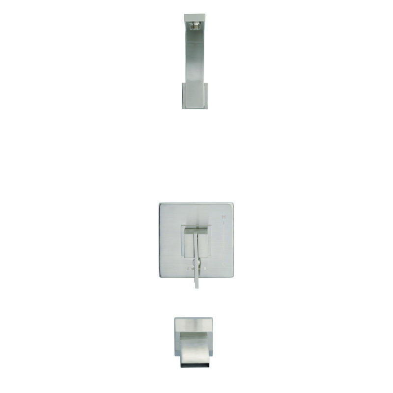 Sirius Pressure Balanced Tub and Shower Faucet, Brushed Nickel