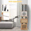  Wood Cat Tree w/Dual Cat Condos Sturdy Metal Tubes Frame Sisal Scratching Posts