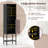 4.8FT Tall Bathroom Storage Cabinet, Freestanding Cupboard w/Door, Adjustable Shelves-90468940