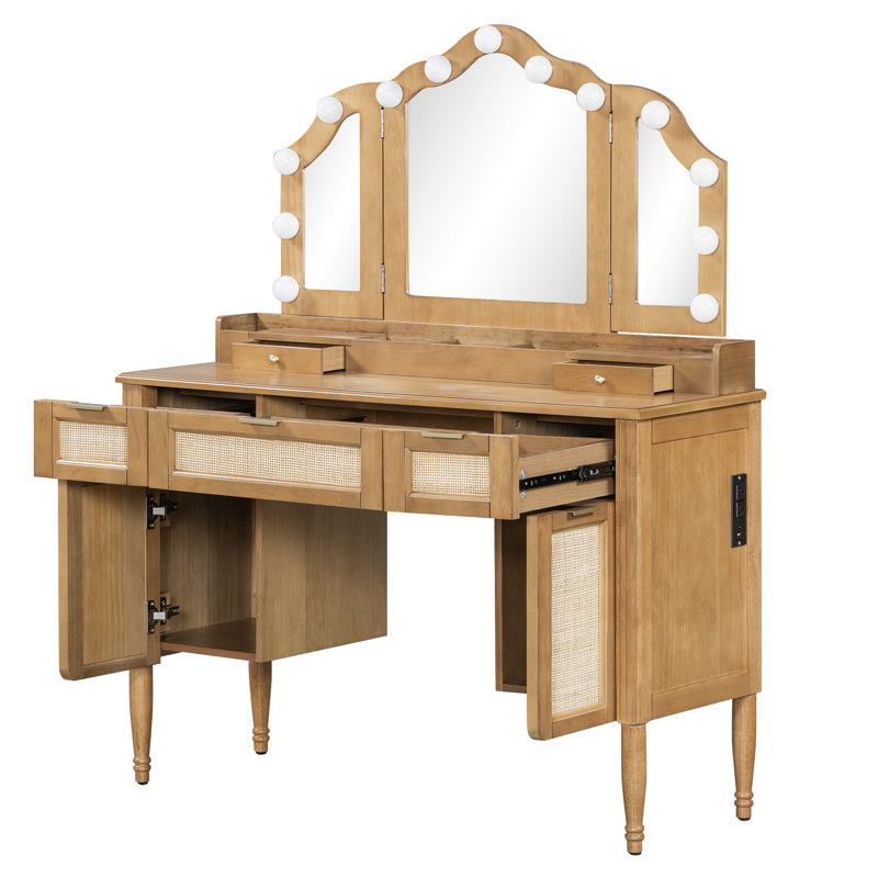 Meuble-lavabo Modern Modern, Naturel
