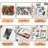 Transparent Double Zipper Bag Travel Toiletry Storage Bag Set Of Three