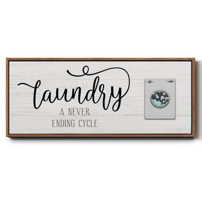 «Never Ending Laundry», toile encadrée
